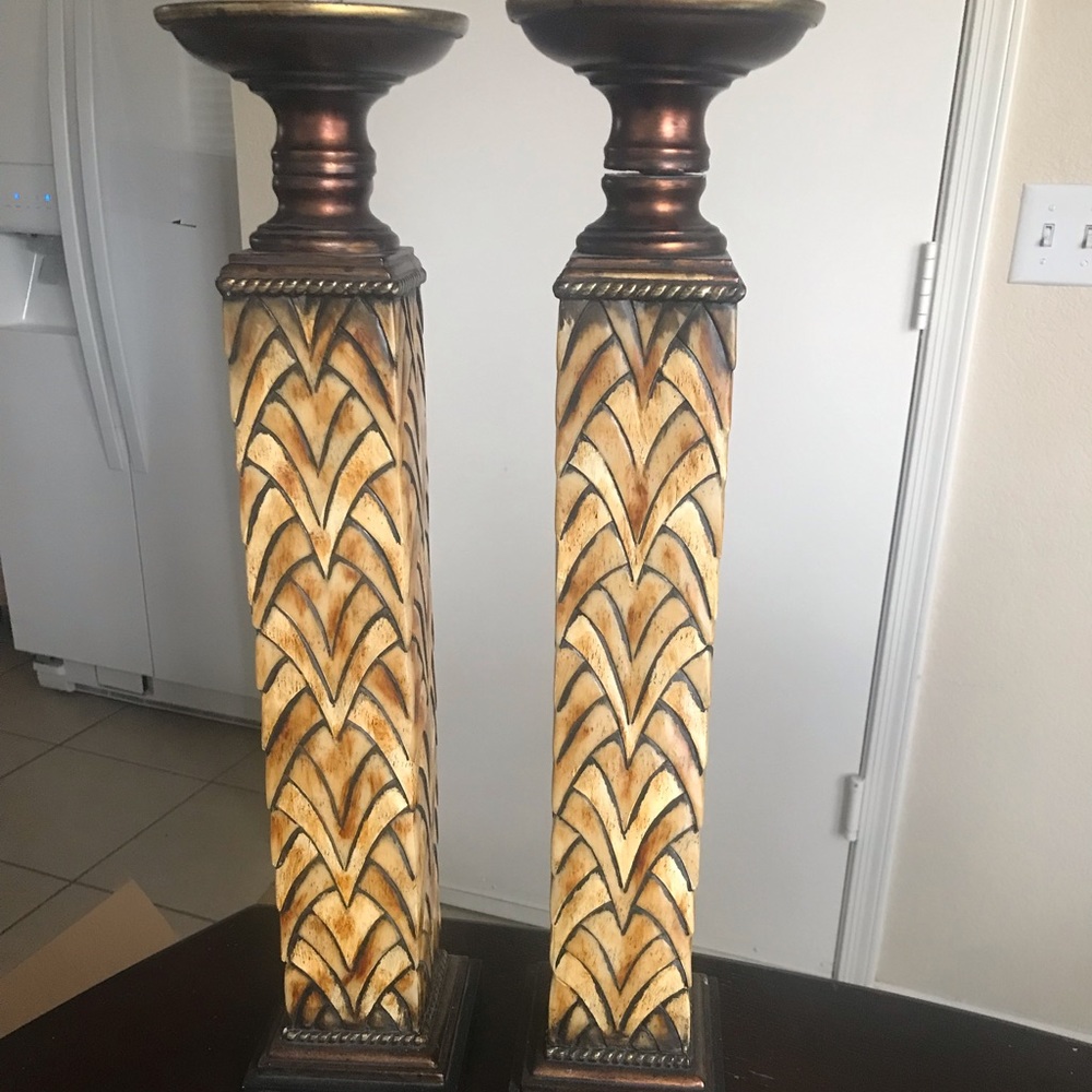 Designer candle holders